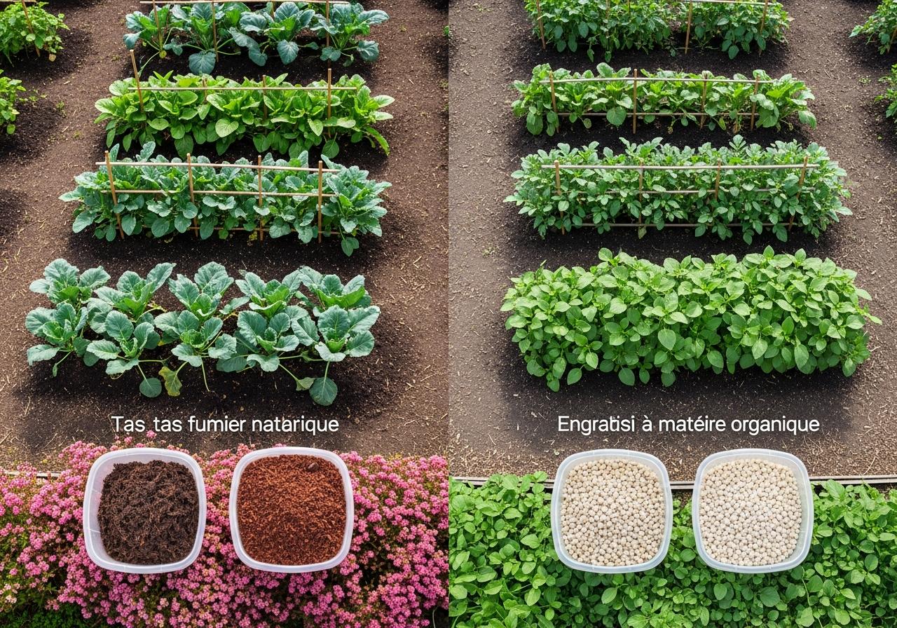 Quelle est la différence entre engrais organique et engrais chimique ?